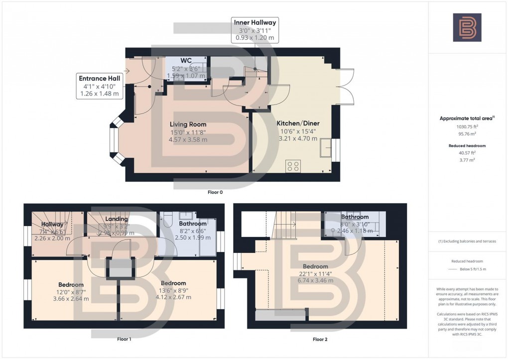 Floorplan for Station Avenue, Houlton, Rugby