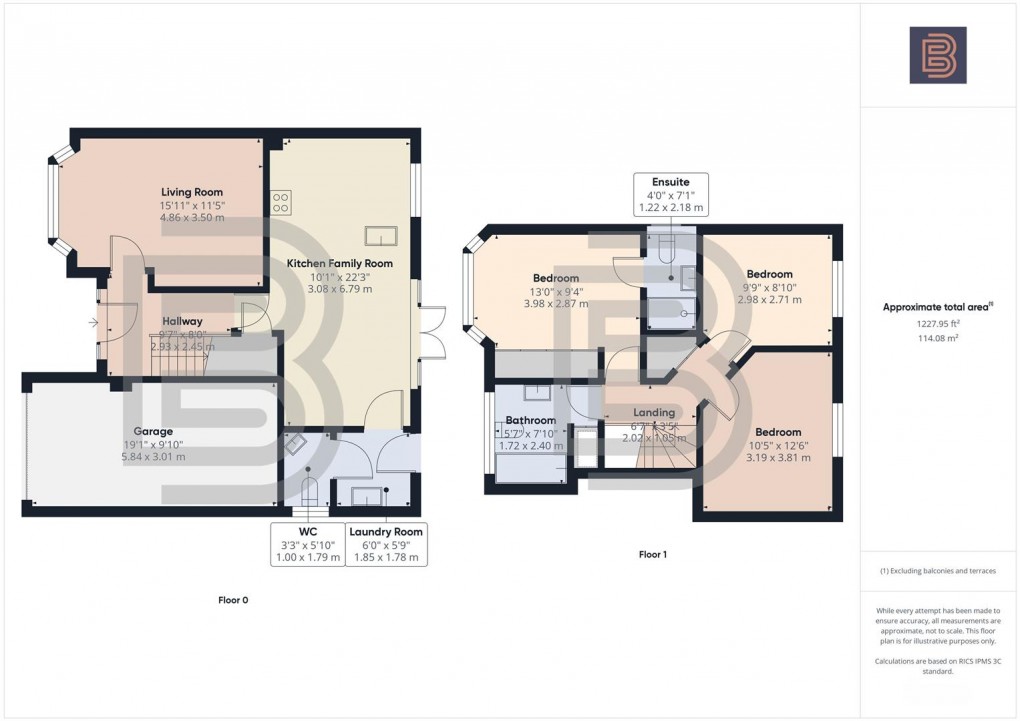Floorplan for Bronze Road, Cawston, Rugby