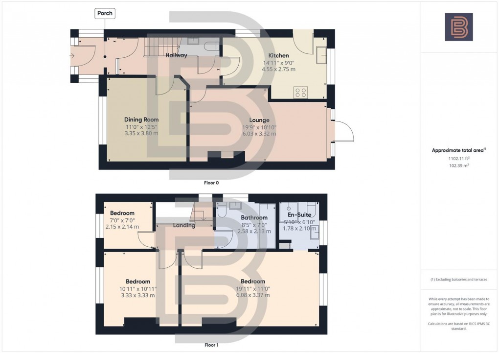 Floorplan for Alwyn Road, Bilton, Rugby