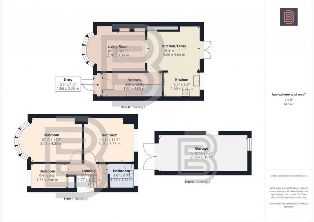 Floorplan for Belmont Road, Rugby