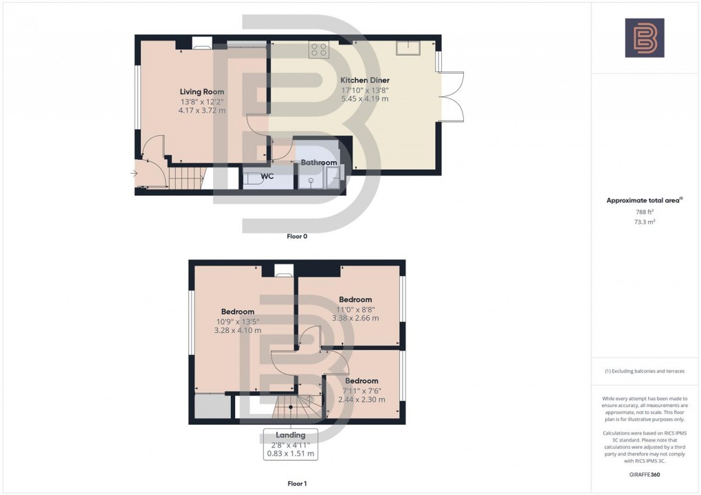 Floorplan for Kings Newnham Road, Church Lawford, Rugby