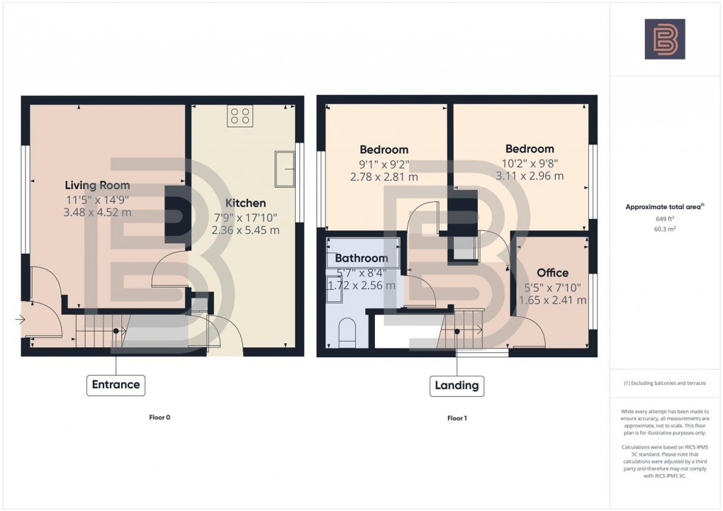 Floorplan for Manor Estate, Wolston, Coventry