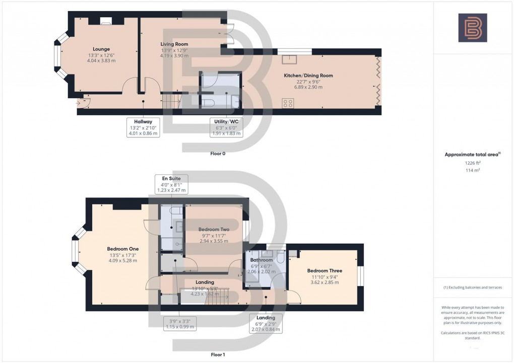Floorplan for Kimberley Road, Rugby