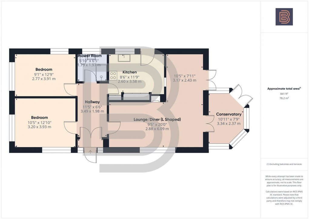 Floorplan for Cromwell Road, Rugby