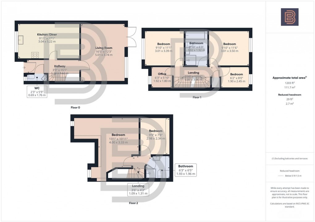 Floorplan for Rose Lane, Rugby