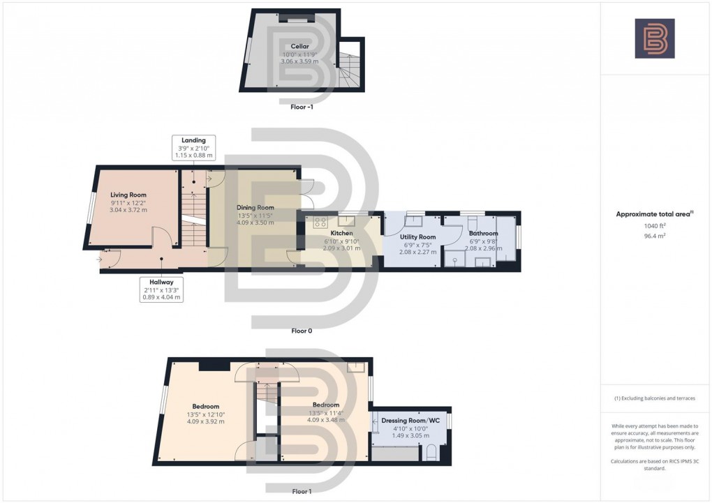 Floorplan for Lower Hillmorton Road, Rugby