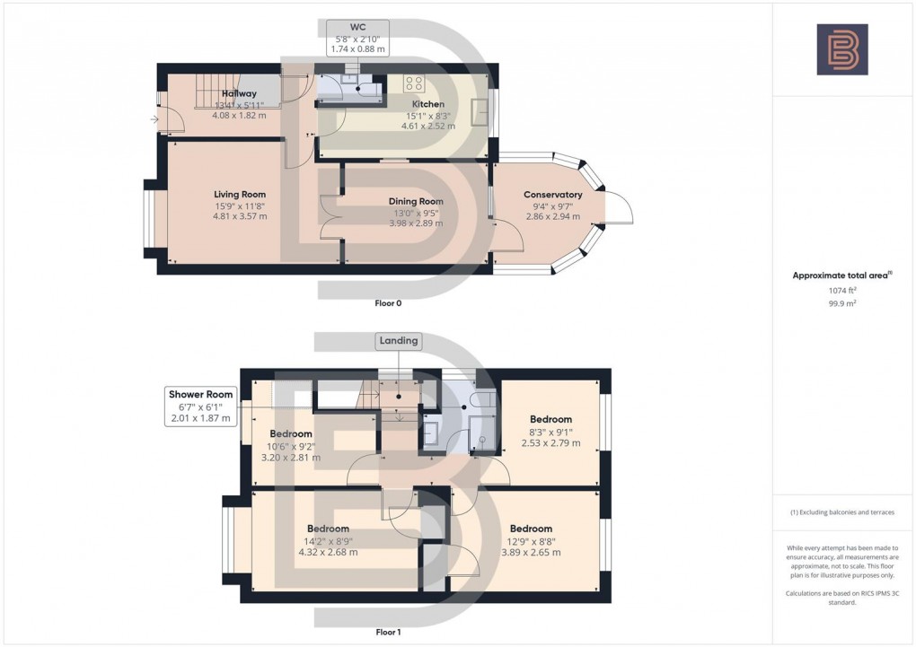 Floorplan for Norton Leys, Hillside, Rugby