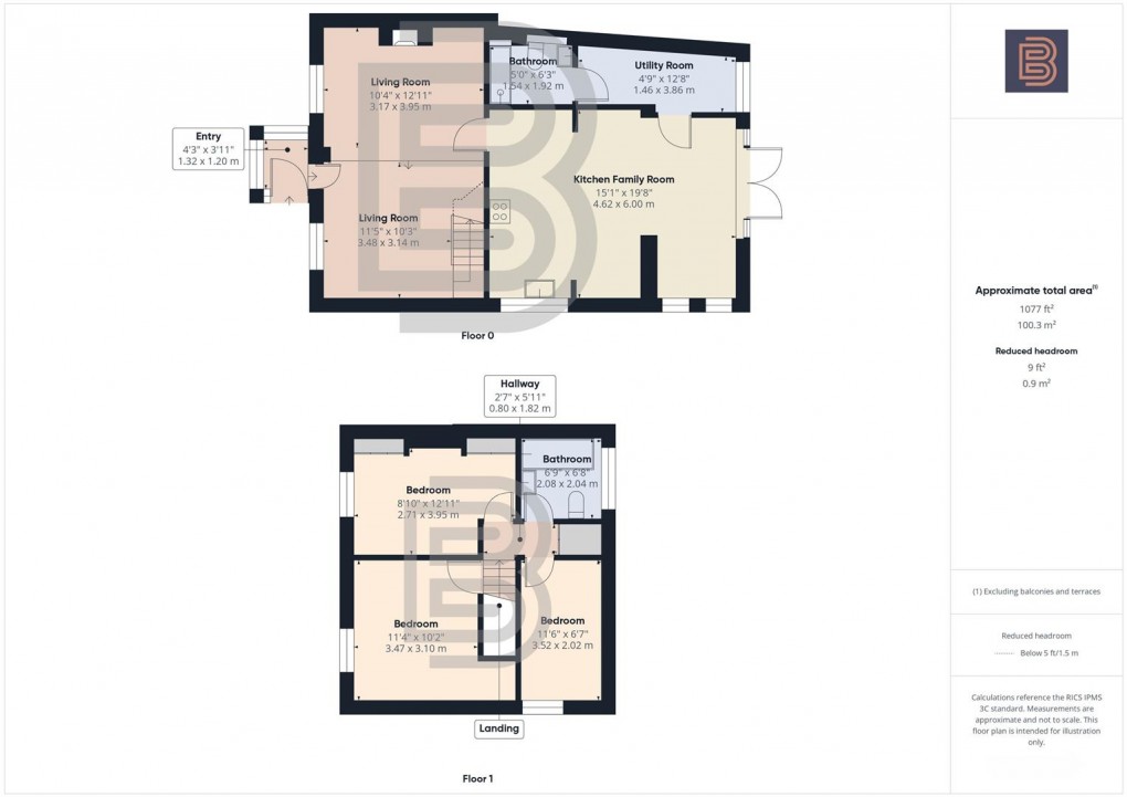 Floorplan for West Street, Long Lawford, Rugby