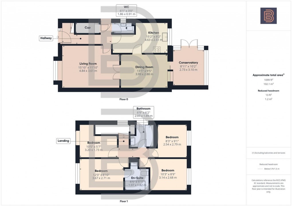 Floorplan for Sywell Leys, Hillside, Rugby