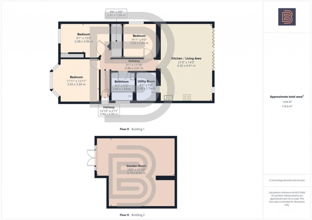 Floorplan for Sidney Road, Rugby