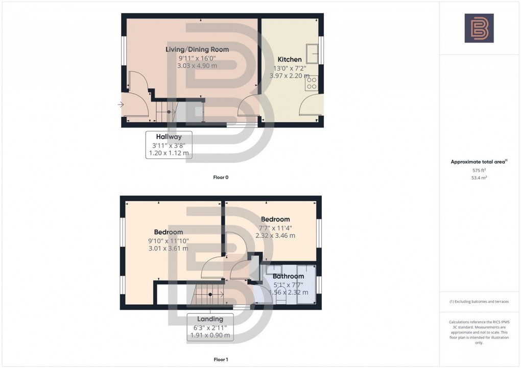 Floorplan for Lower Hillmorton Road, Rugby