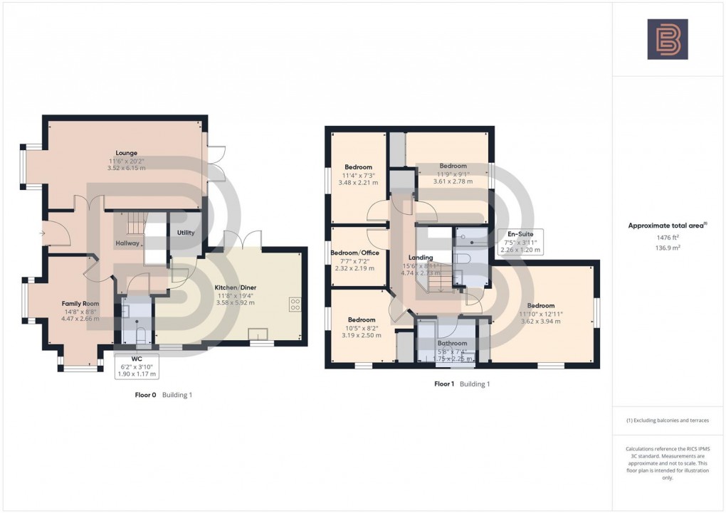 Floorplan for Clinton Crescent, Coton House Estate, Rugby