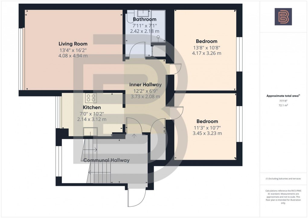 Floorplan for Morton Court, Off Hillmorton Road, Rugby