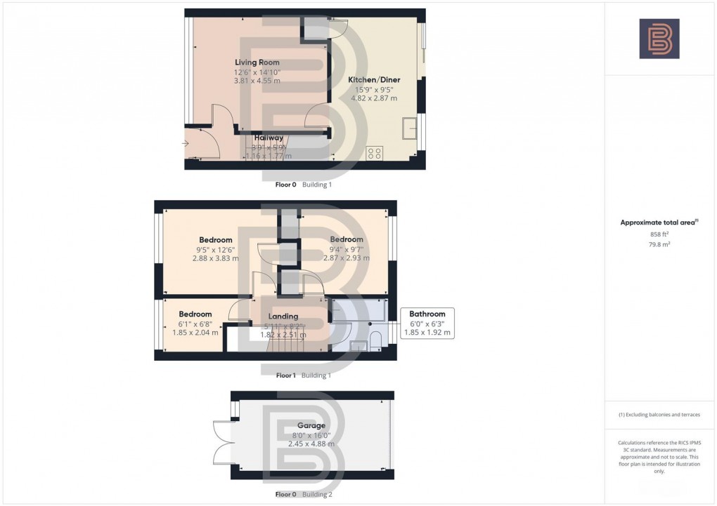 Floorplan for Marsons Drive, Crick, Northampton