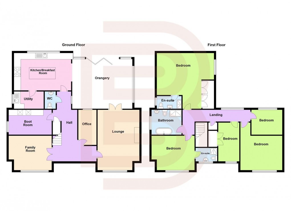Floorplan for The Rickyard, Easenhall, Rugby