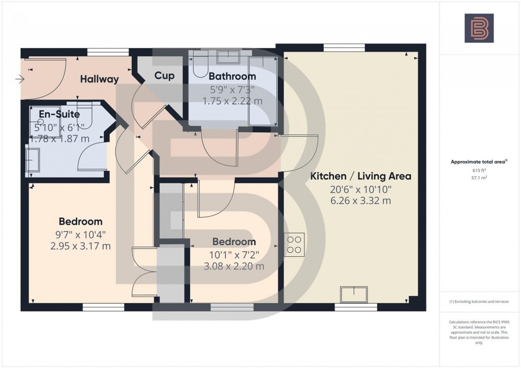 Floorplan for Magnolia Avenue, Eden Park, Rugby