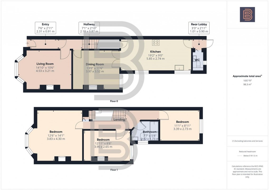 Floorplan for Cromwell Road, Rugby