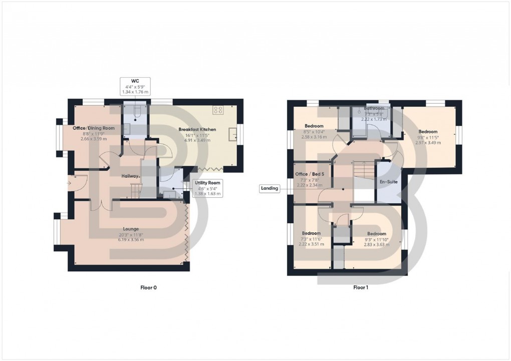 Floorplan for Aspen Road, Eden Park, Rugby