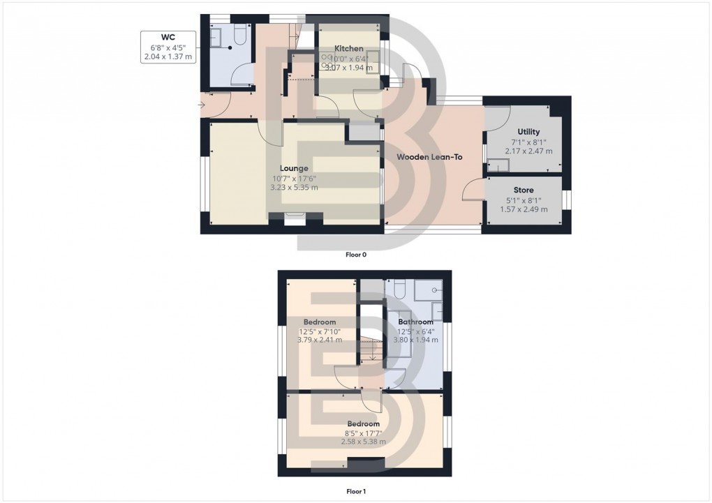 Floorplan for Townsend Lane, Long Lawford, Rugby