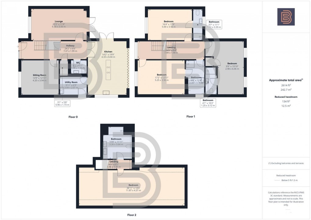 Floorplan for Bawnmore Road, Rugby
