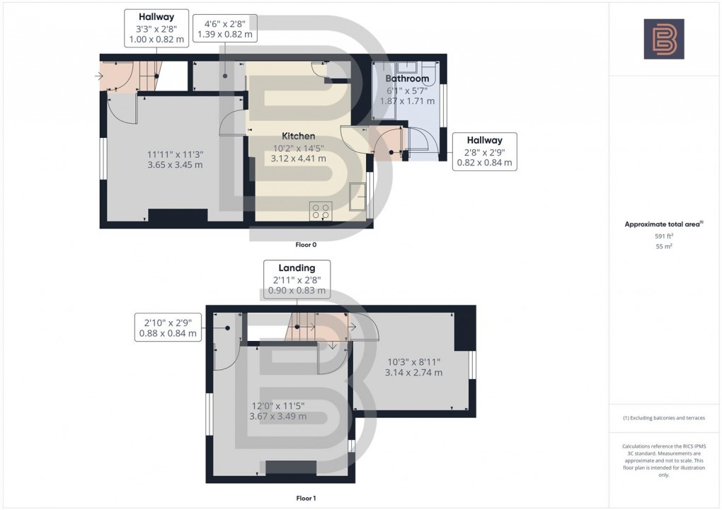 Floorplan for Main Street, Long Lawford, Rugby