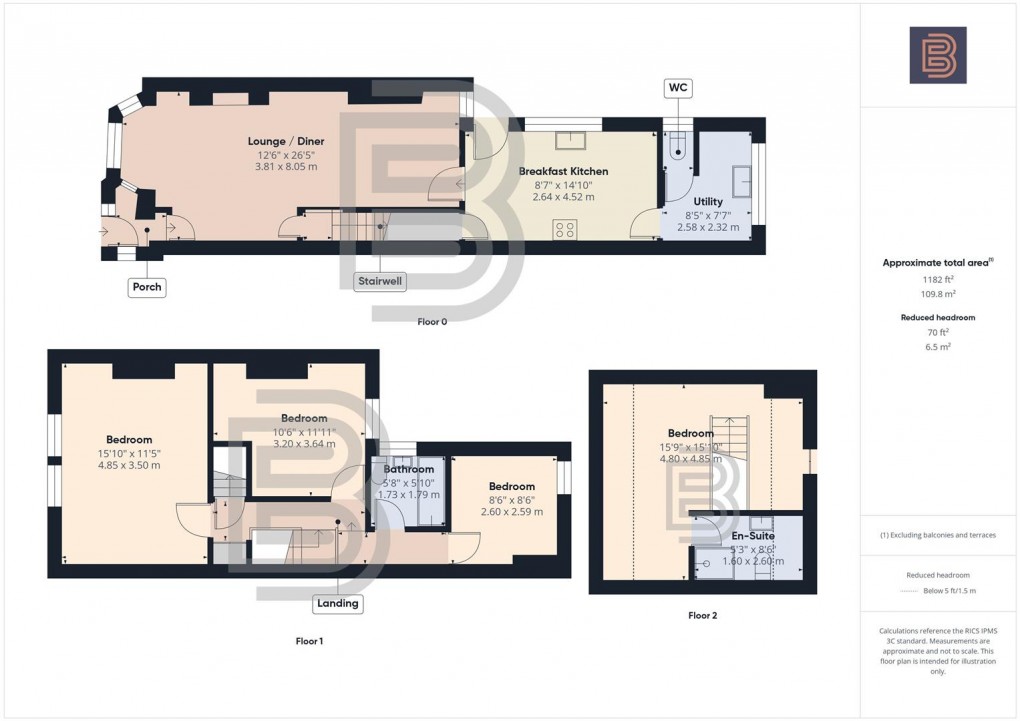 Floorplan for Winfield Street, Rugby