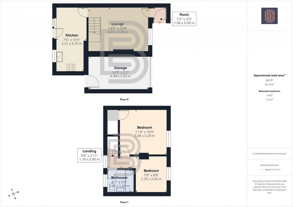 Floorplan for Shapfell, Brownsover, Rugby