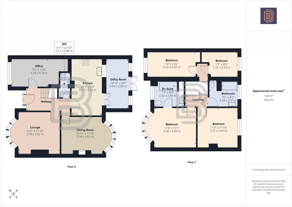 Floorplan for Shakespeare Gardens, Rugby