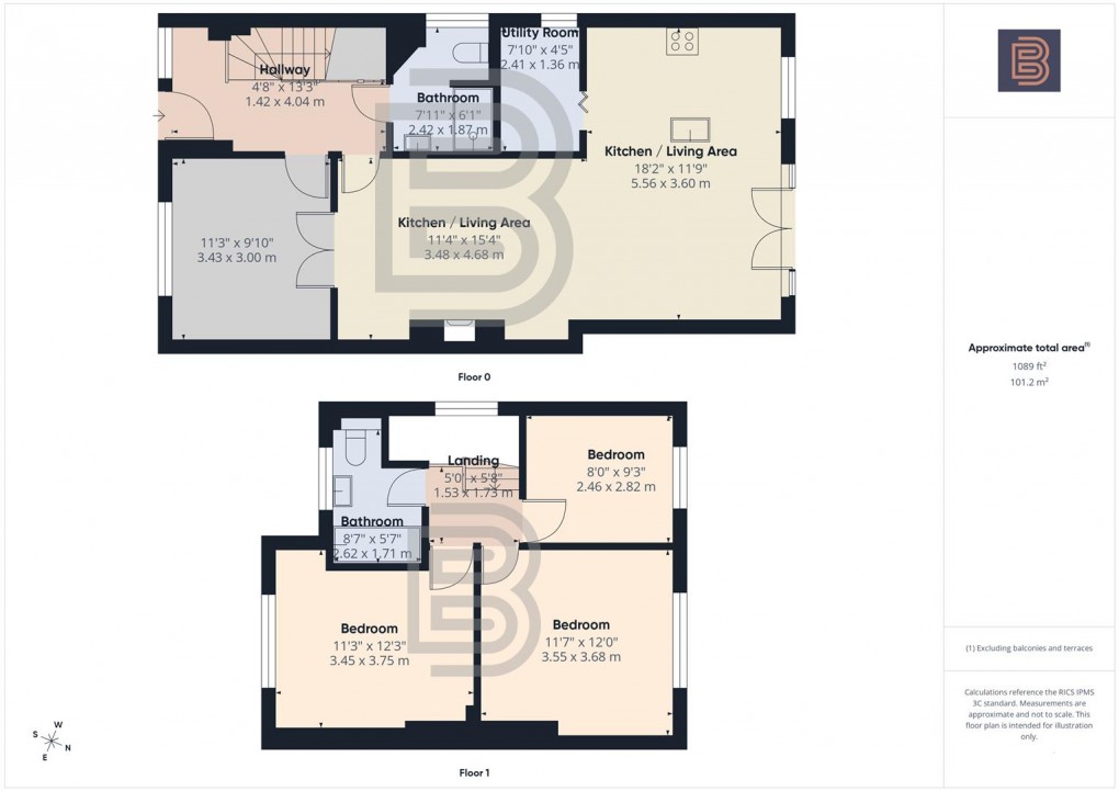Floorplan for Sheriff Road, Rugby