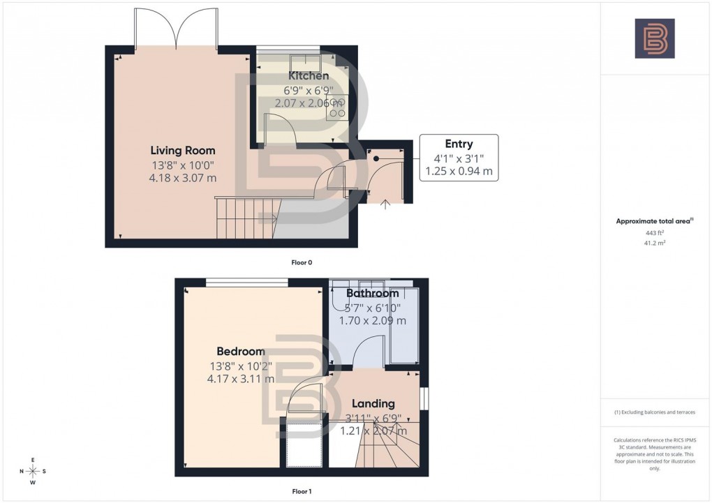 Floorplan for Bawnmore Road, Bilton, Rugby