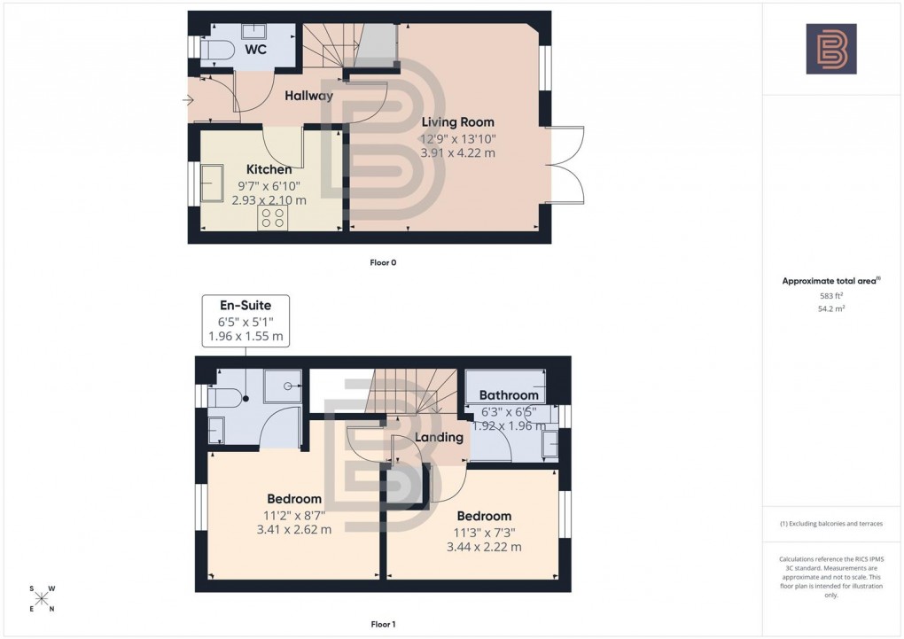 Floorplan for Devonshire Close, Cawston, Rugby
