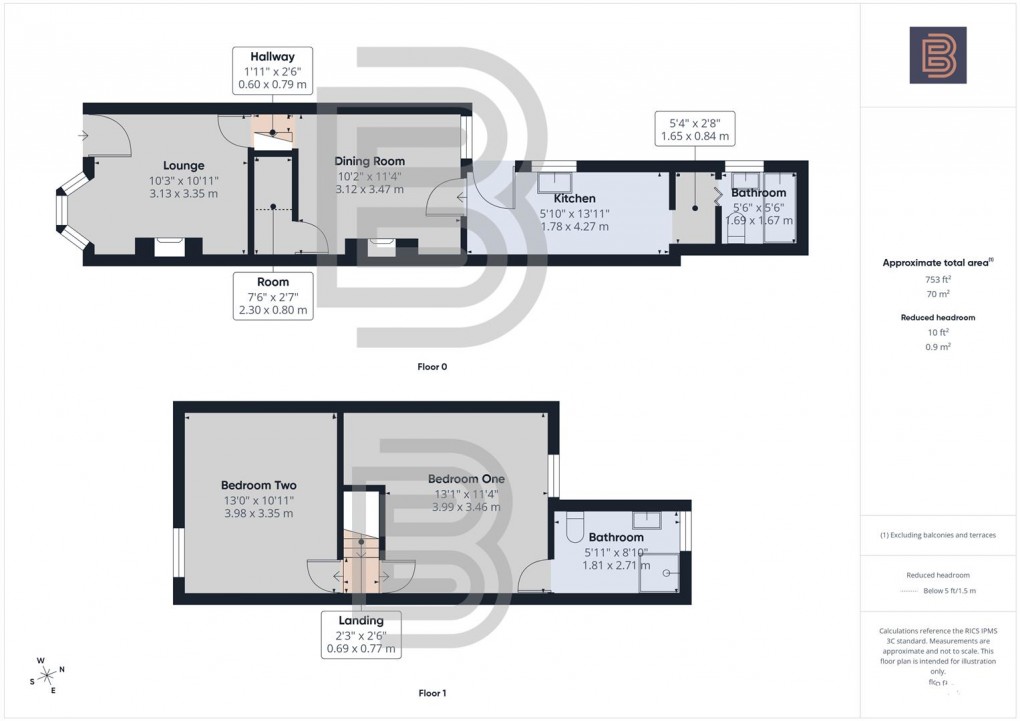 Floorplan for Spring Street, Rugby