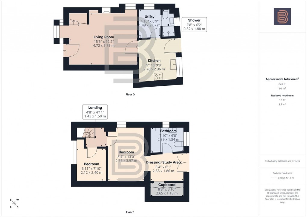 Floorplan for Southam Road, Dunchurch, Rugby