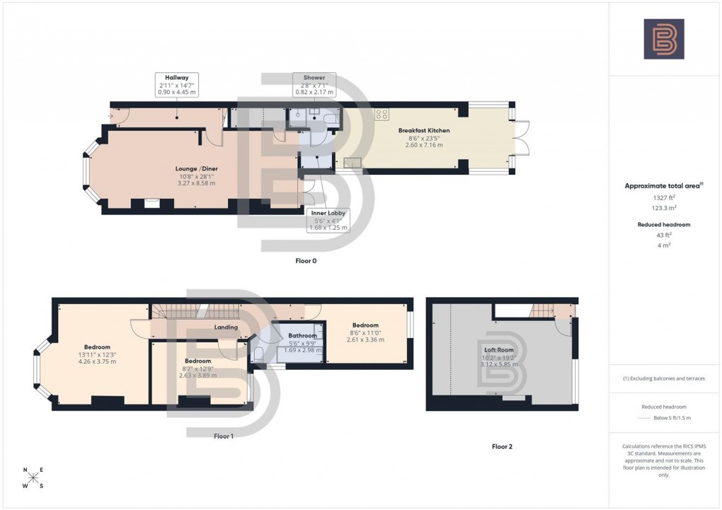 Floorplan for Sycamore Grove, Rugby