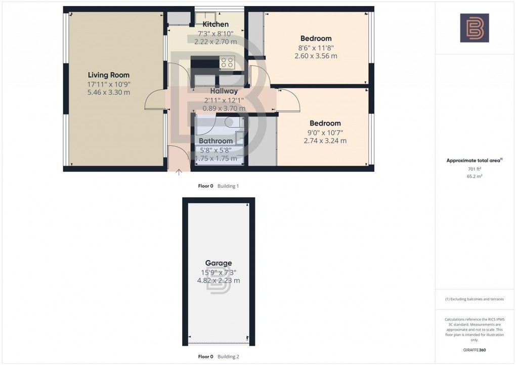 Floorplan for Martin Lane, Rugby
