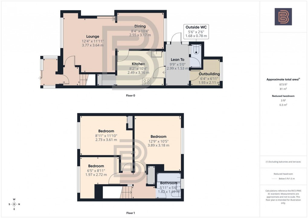 Floorplan for Eden Road, Hillmorton, Rugby