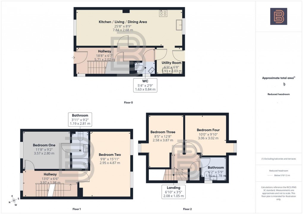 Floorplan for Tolsford Road, Houlton, Rugby