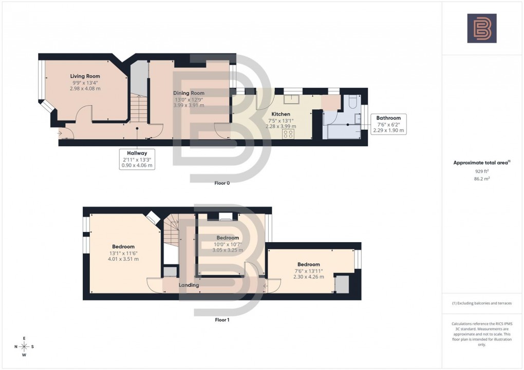 Floorplan for Wood Street, Town Centre, Rugby