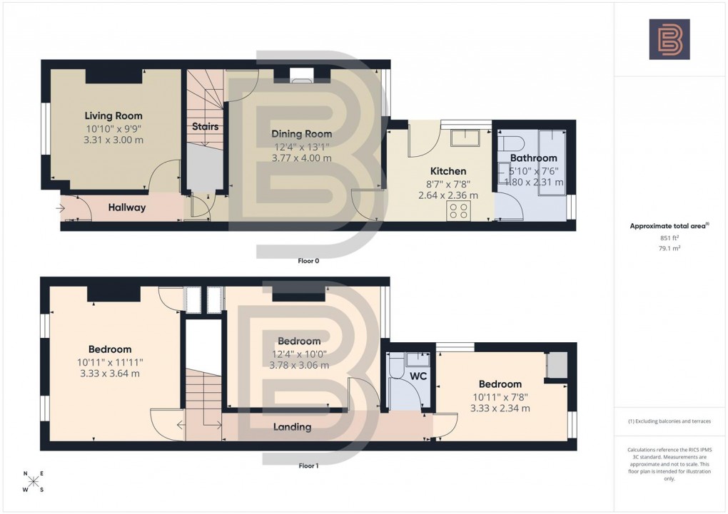 Floorplan for Jubilee Street, Rugby
