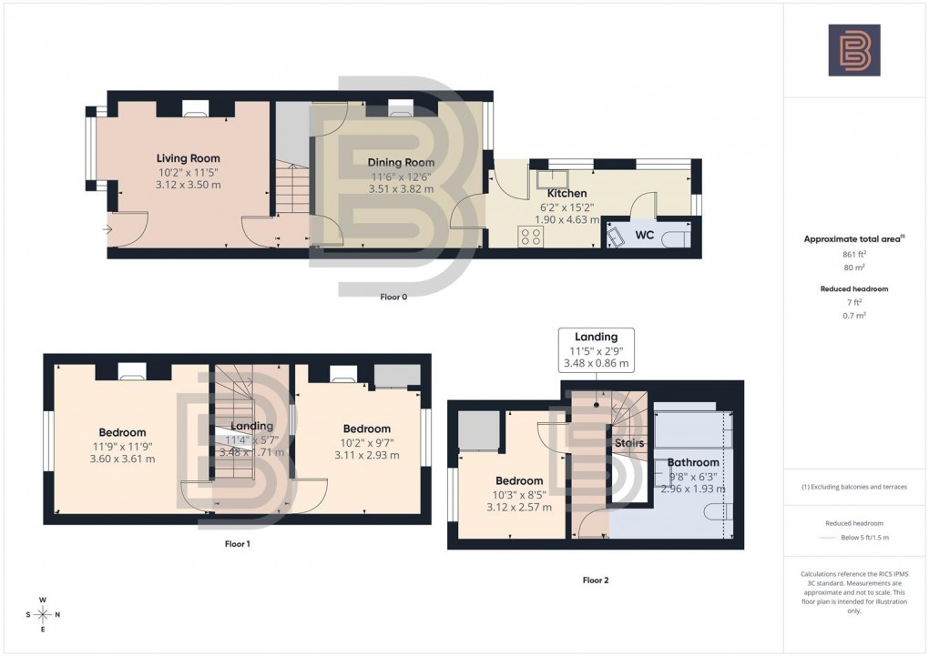 Floorplan for School Street, Wolston, Coventry