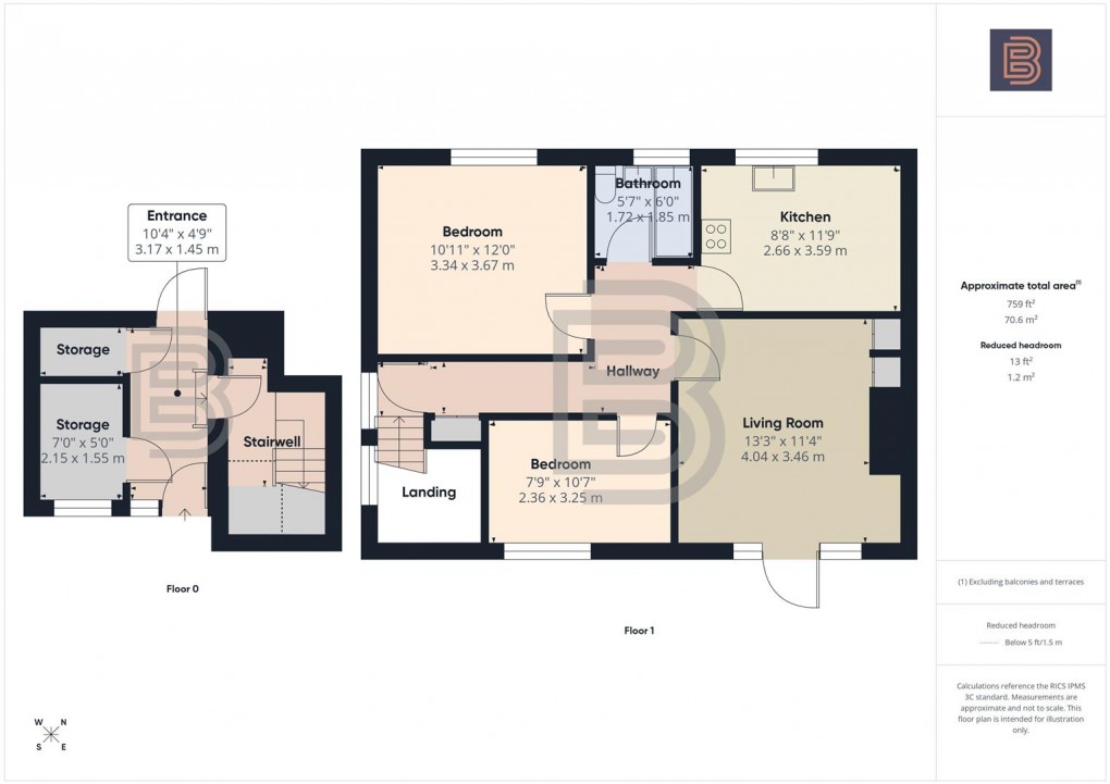 Floorplan for Allesley Road, Newbold, Rugby