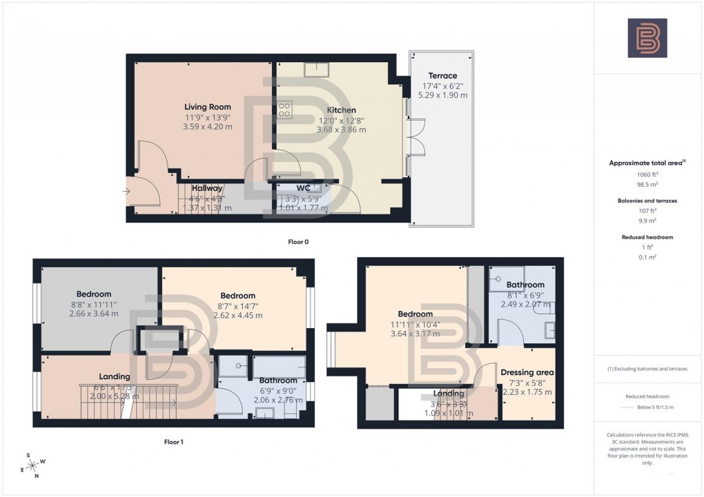 Floorplan for Magnolia Avenue, Eden Park, Rugby