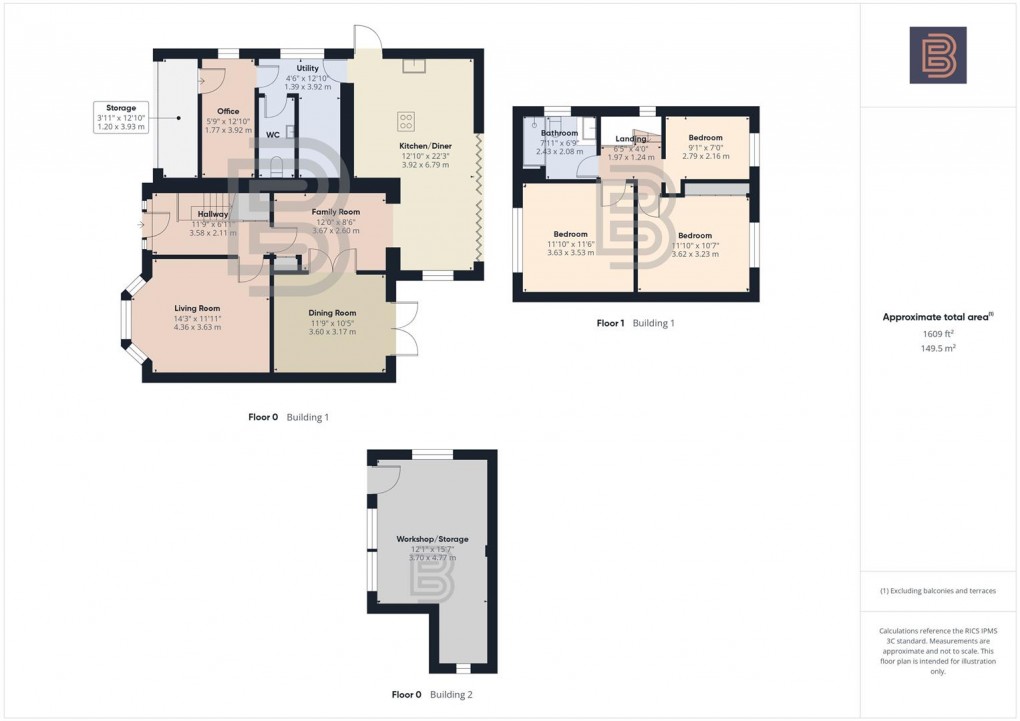 Floorplan for Leamington Road, Ryton On Dunsmore