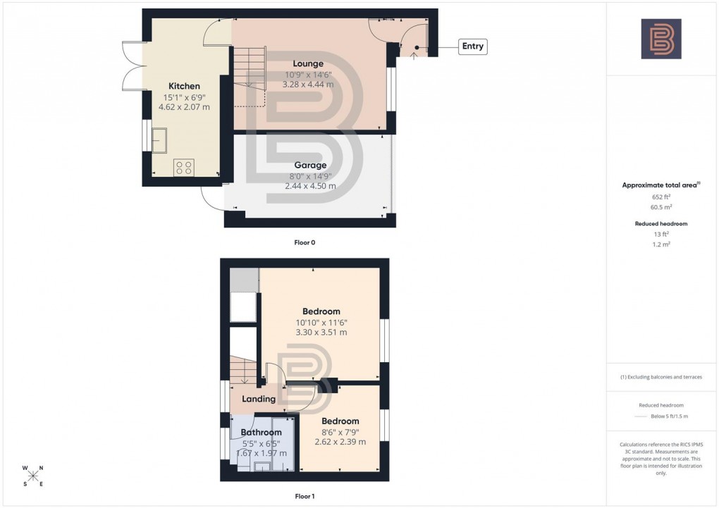 Floorplan for Dunnerdale, Brownsover, Rugby