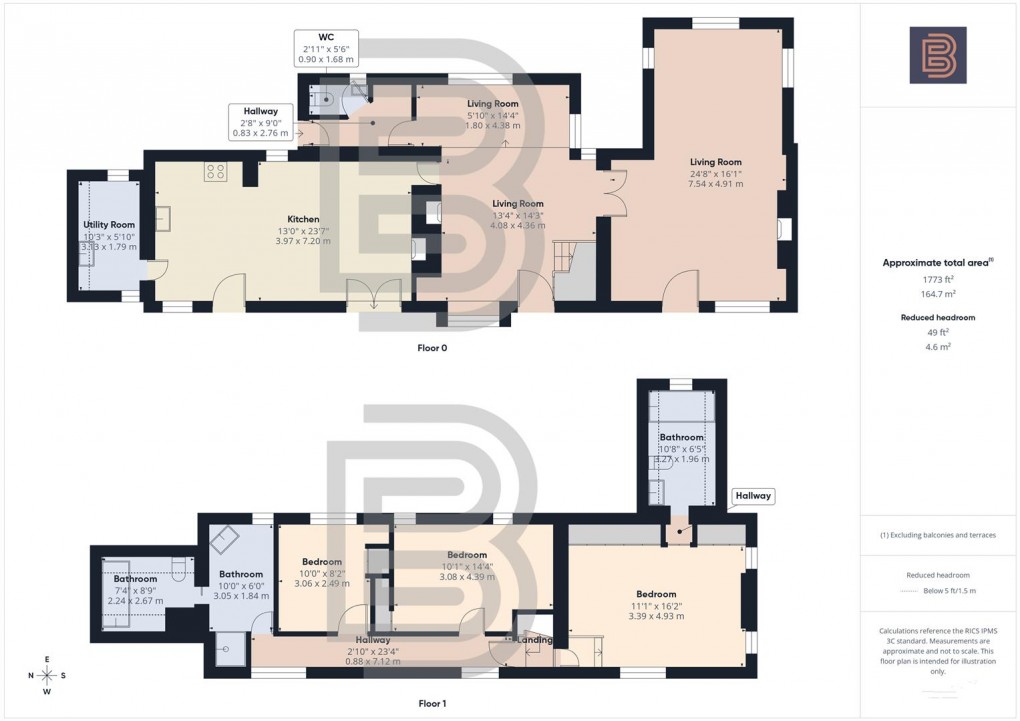 Floorplan for Coventry Road, Cawston, Rugby