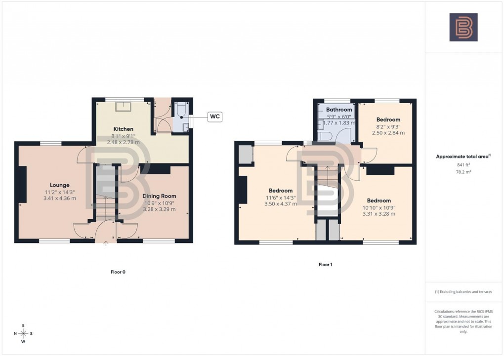 Floorplan for Newbold Road, Rugby