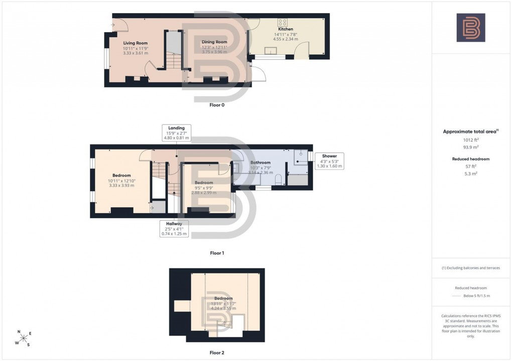 Floorplan for Jubilee Street, Rugby