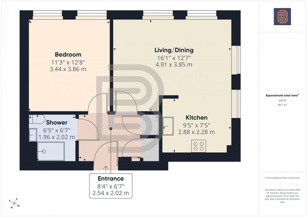 Floorplan for Bluemels Drive, Wolston