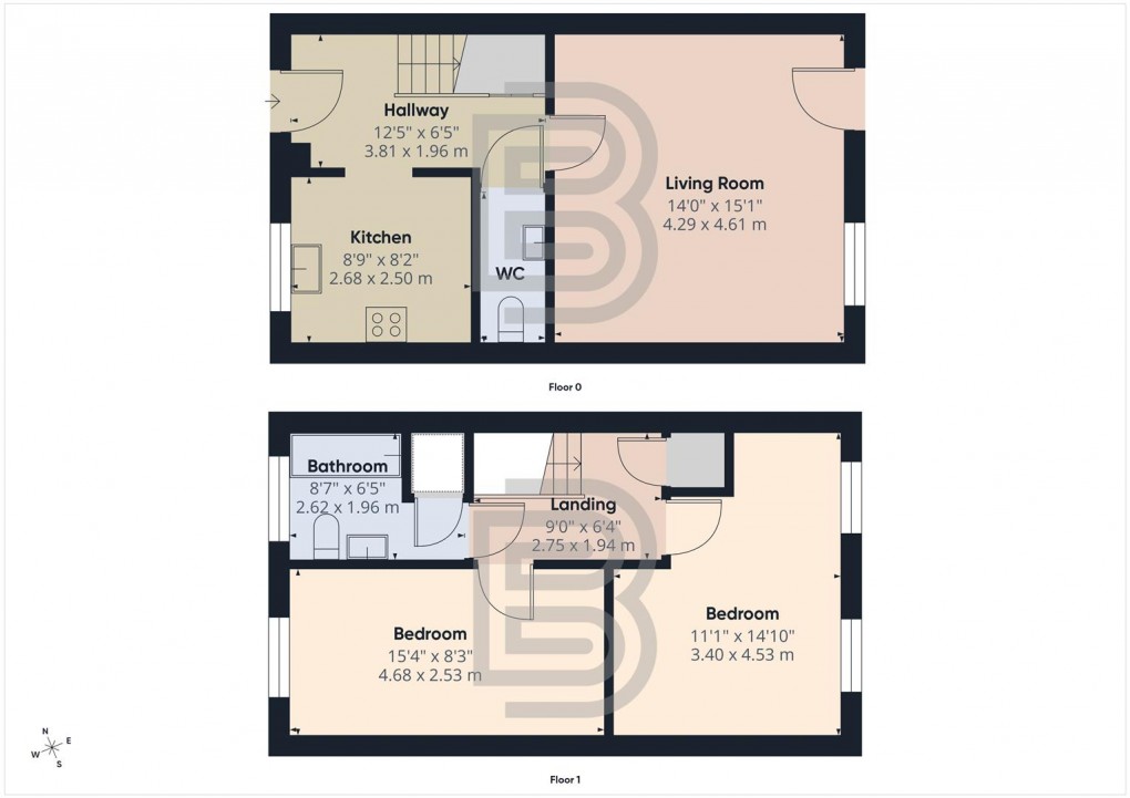 Floorplan for Cressida Way, Cawston, Rugby