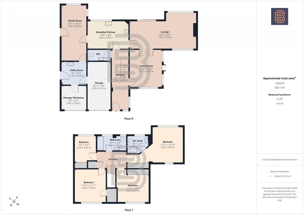 Floorplan for Staverton Leys, Rugby